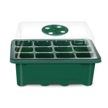(5 Set 6 Holes) 6/12 Holes Plant Seed Grows Box Nursery Seedling Starter Garden Yard Tray Hot Hole for Garden Nursery Seedling Starter