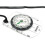 Outdoor Backpacking Transparent Plastic Compass Tool For Camping Hiking 4