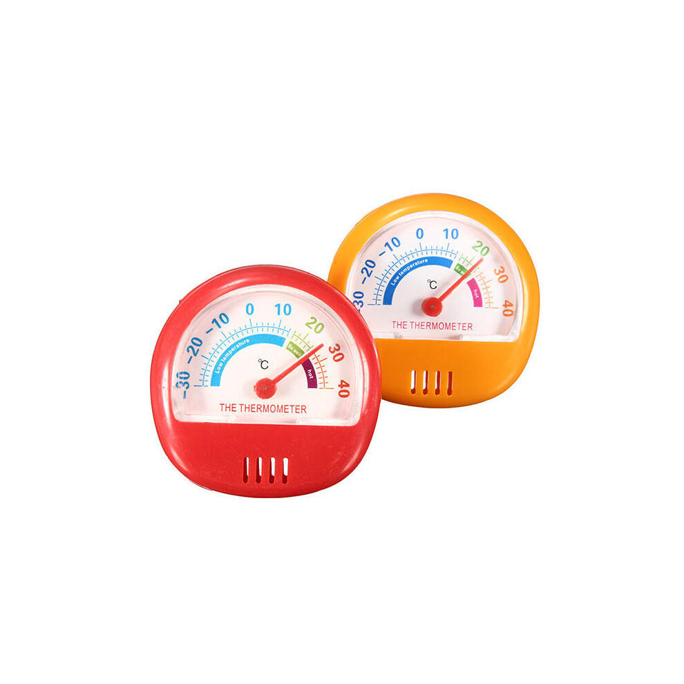 Greenzech (Orange) -30~40 Degree Pointer Display Fridge Temperature Thermometer Dial