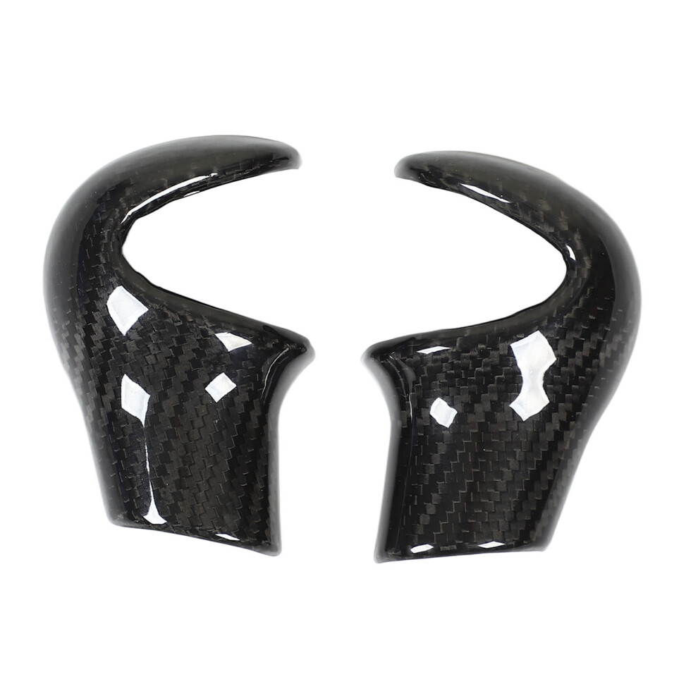 Carbon Fiber Gear Shift Knob Cover For Cooper R55-R61 Bright Trim Black 8491338552736