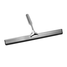 Multi-Purpose Stainless Steel Shower Squeegee for Bathroom & Household Cleaning
