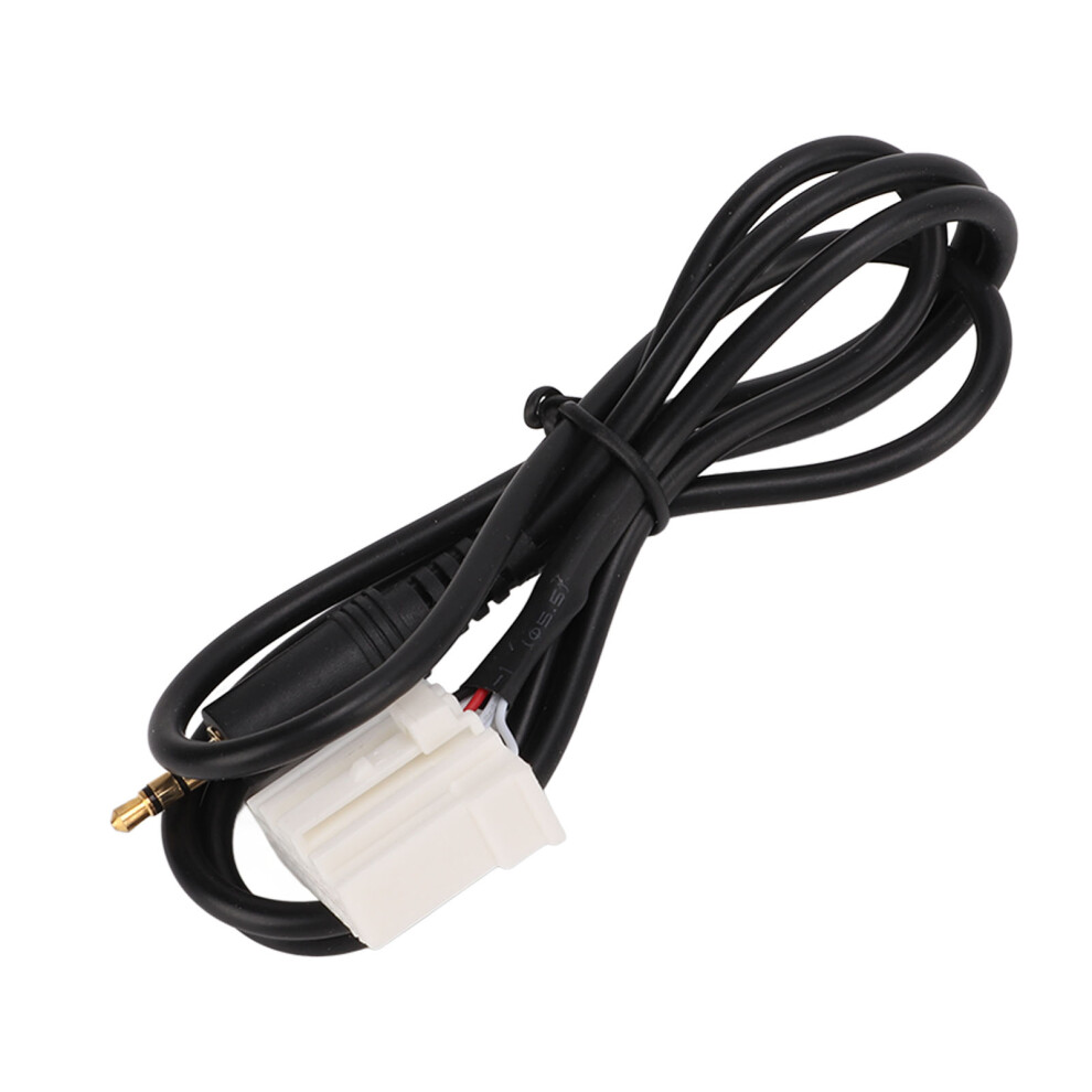 1M Long Aux Audio Input Adapter 3.5Mm Clear Sound Black 9121376324581