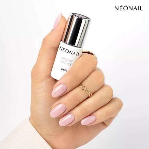 NeoNail Glitter Effect Base Pink Sparkle 7,2 ml 1