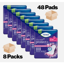 TENA Lady Discreet Maxi Night - 8 Packs