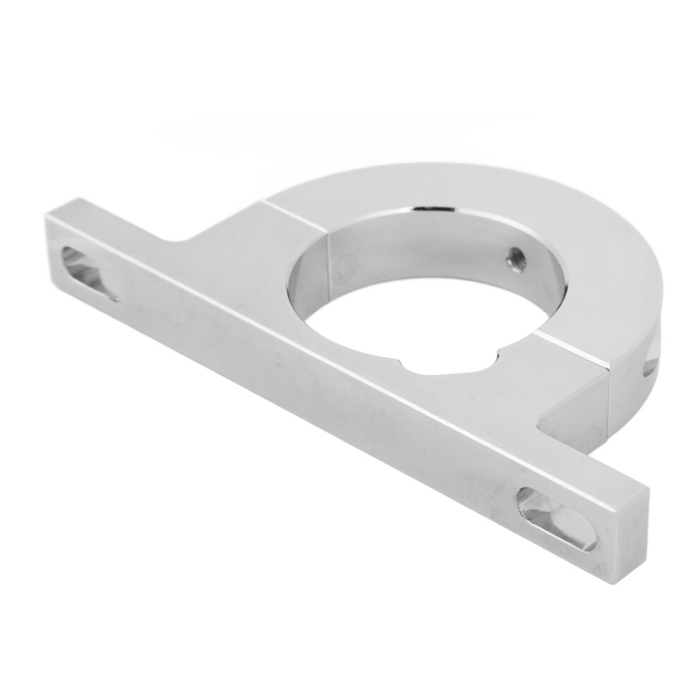 2-Inch Aluminum Steering Column Bracket, Anti-Drop Mount, Universal Fit Silver 9491338559369