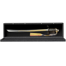Resafy Champagne Saber with Golden Handle Champagne Wine Opener With Wooden Gift Case