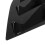 2pcs Rear Side Window Louver ABS Gloss Black Air 13