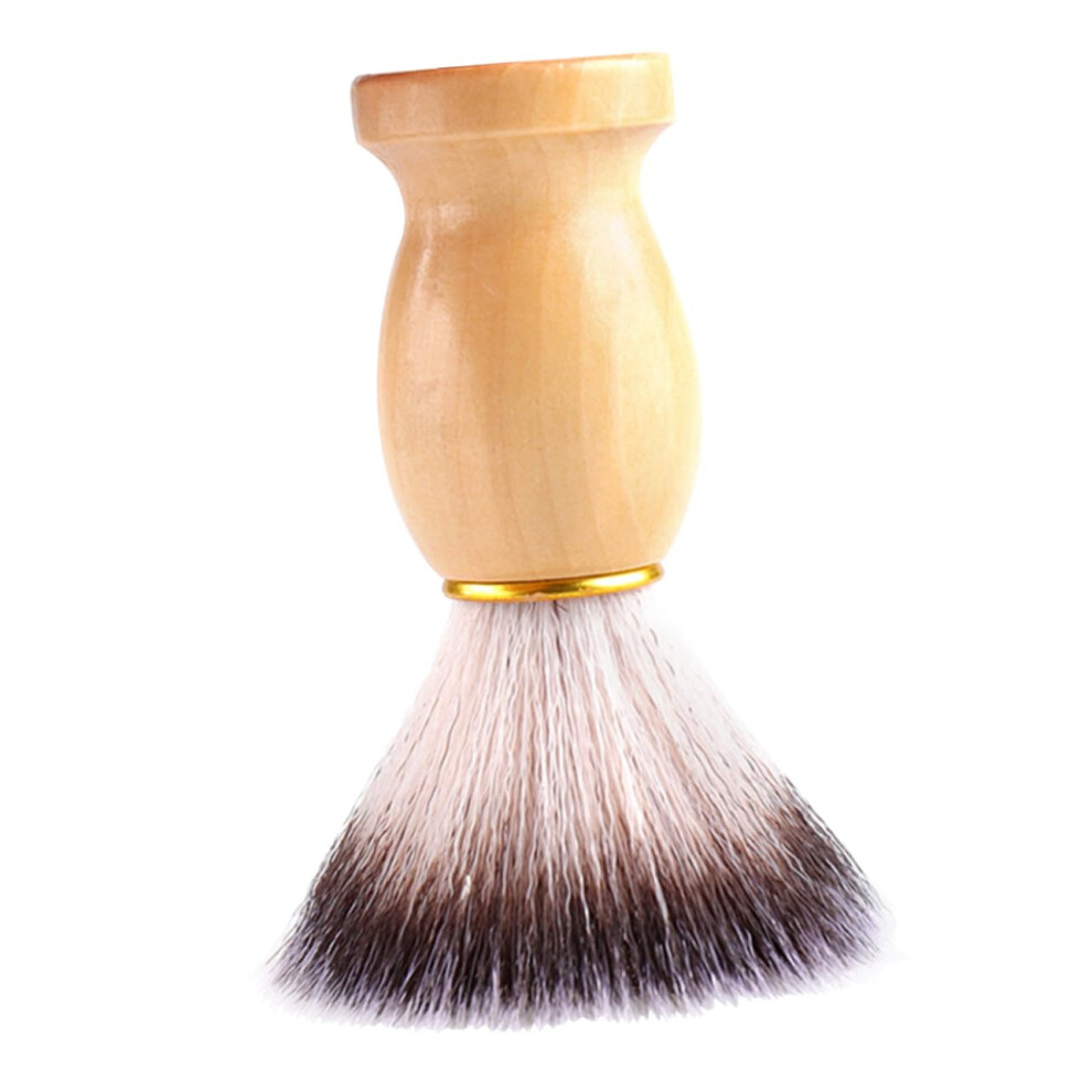 Cream Shaving Brush Wooden Handle Badger Hair Beard Brush Shaving Brush Lotus Tree