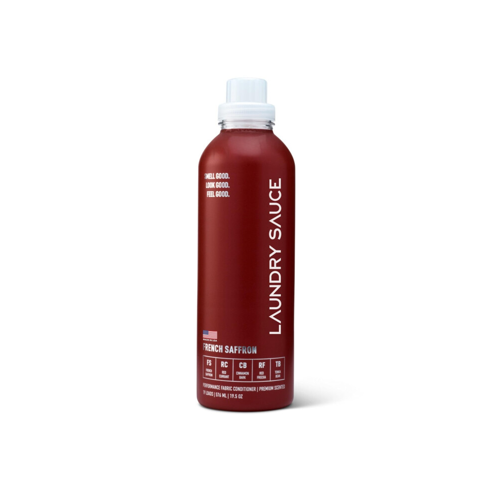 Om Cka Na Pranie Laundry Sauce - Laundry Fabric Softener (French Saffron) Luxury Fragrance Softens & Preserves Fabric Reduces Wrinkles 19 Fl Oz