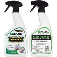 RMR Brands Kit Completo de Eliminación de Moho y Manchas - Prevención de Moho y Mildiu, Spray Desinfectante