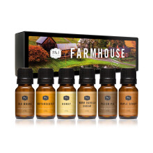 P&J Duftl-Bauernhaus-Set | Alte Bcher, Butterscotch, Honig, warmer Vanillezucker, Pekannusskuchen, Ahornsirup, Kerzendfte fr die Kerzenherstellun