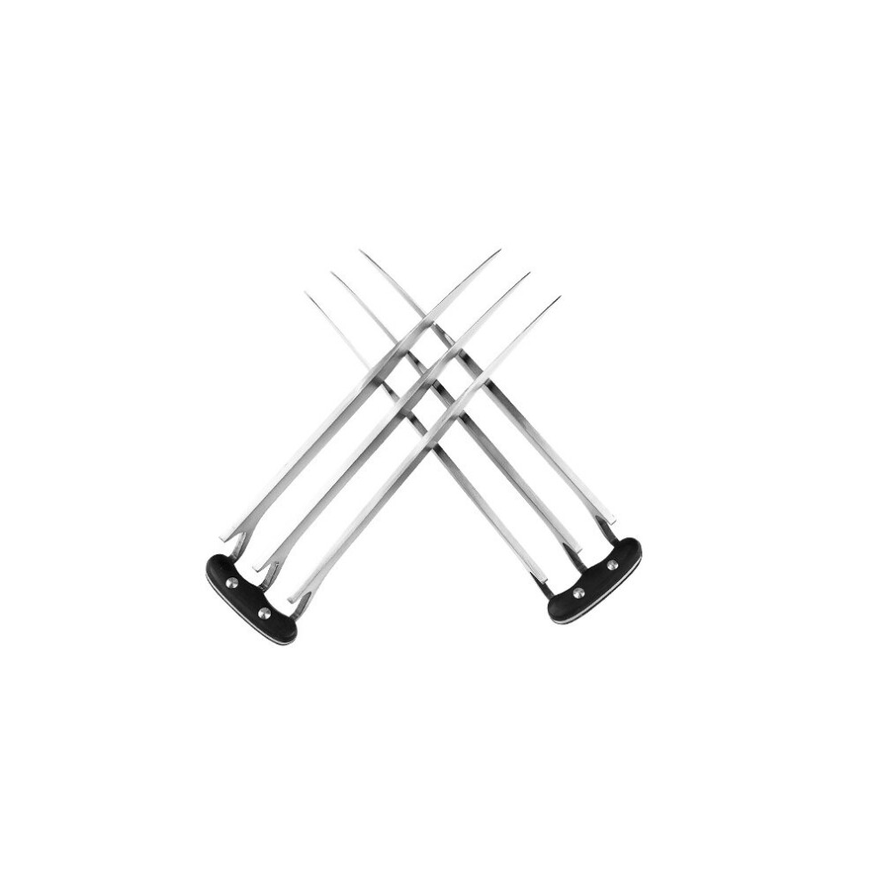 Garras De Acero De Cosplay De Wolverine - Par De Garras De Acero Inoxidable Para Disfraces Y Accesorios De FantasíA-image