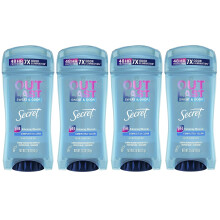 Secret Outlast Clear Gel Anti-transpirant Deodorant voor vrouwen Completely Clean 2,6 oz (verpakking van 4)