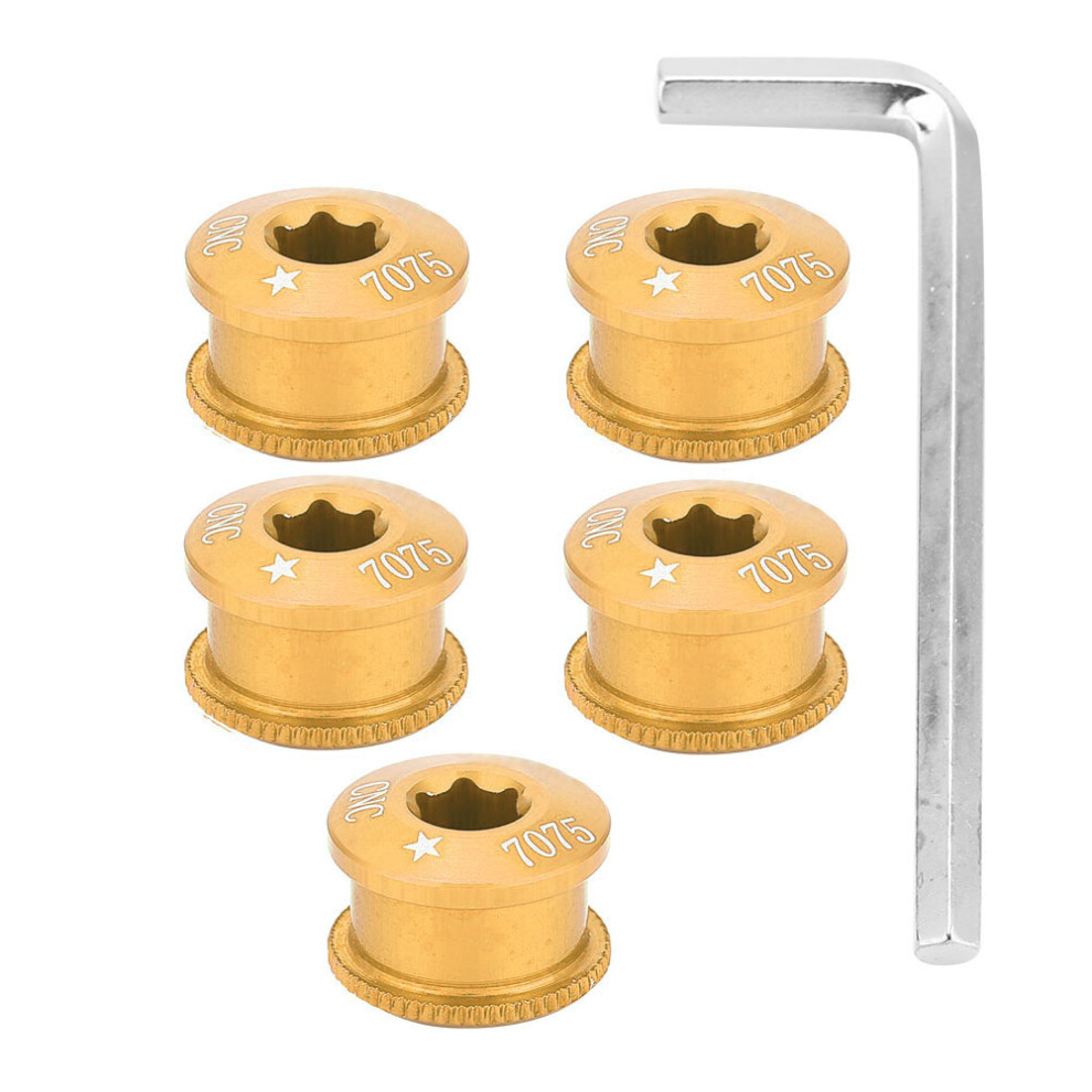 5Pcs Bicycle Bike Chainring Screw Chainwheel Bolt 9121376326561