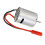 RC Bürstenmotor 24x31mm Silber 30000 U/min 1/18 8