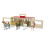 Melissa & Doug Melissa & Doug Stallset med 8 Hästar och Träbox 1