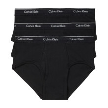 Calvin Klein Men Cotton Classics 3-Pack Brief 3 Black X-Large