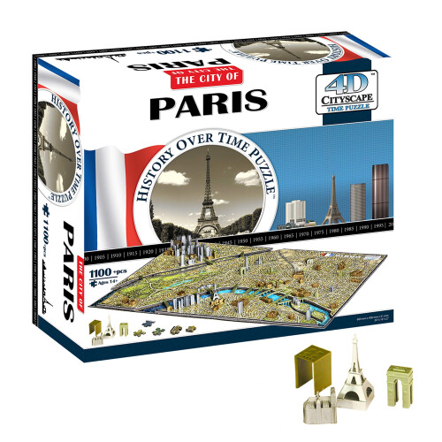 4D Cityscape Time Paris Puzzle