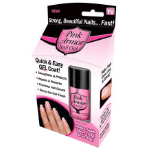 Ontel Armor Nagelgel, Pink, 0,45 Fl Oz – As Seen on TV, Langanhaltender Schutz für schöne Nägel, Pflege und Styling in einem.