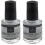 INM Northern Lights Hologram Silver Top Coat 2x 1
