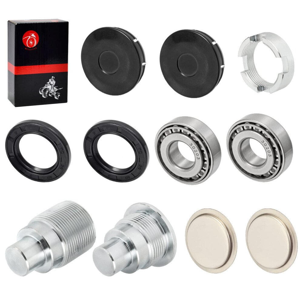 Swingarm Bearing Seal Bolt Lock Nut & Cap Rebuild Kit For Honda Recon 250 Trx250x Trx250ex Trx 250Te/Tm Rancher 350 400 Fourtrax Foreman 300 400 450 T 723497433723