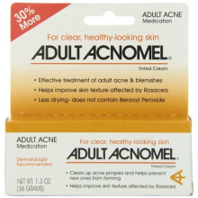 Acnomel – färgad kräm mot vuxen akne – 30 ml, döljer imperfektioner samtidigt som den behandlar utbrott