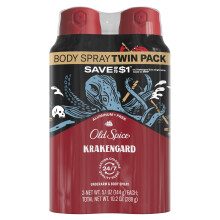 Old Spice Aluminiumfreies K   rperspray f   r M   nner Krakengard 5,1 Oz (2er-Pack)
