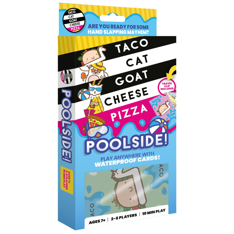 Photos - Board Game Blue Orange Taco Cat Goat Cheese Pizza - Poolside Edition - Waterproof Card Game for Outdoor Camping Travel and Family Game Night - Wild