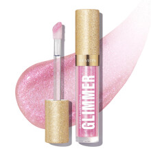 REVLON Super Lustrous Glimmer Gloss Lucidalabbra non appiccicoso Finitura ad alta brillantezza Glitter a base vegetale 002 Pink Prisma 0,13 fl oz