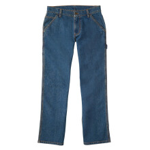 Carhartt Jungen Washed Dungaree (gefüttert und ungefüttert) Freizeit-Hosen, Denim Mittelwasch, 14 US