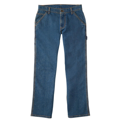 Carhartt Carhartt pantaloni casual per ragazzi Washed Dungaree (foderati e non foderati), denim medium wash, 14 US