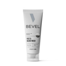 Bevel Face & Beard Wash with Witch Hazel and Aloe Vera to Cleanse  Hydrate and Brighten Skin  4 Fl Oz