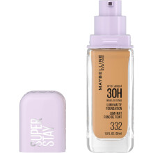 Maybelline Super Stay Lumi-Matte Foundation: 30 timmars hållbarhet, lätt byggbar full täckning i färgen 332 Varm Oliv