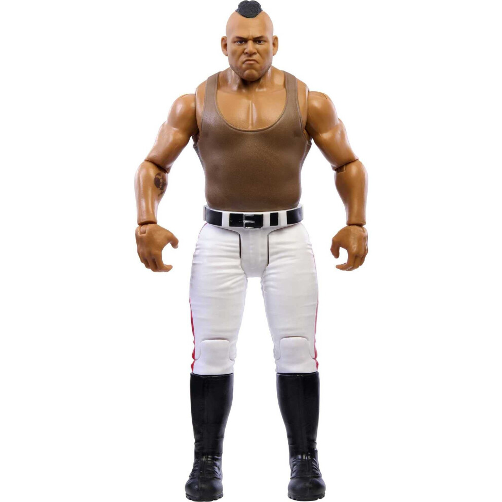 Mattel Wwe Commander Azeez Basic Actionfigur, 10 Artikulationspunkte Und Lebensechte Details, 6 Zoll Gro Es Sammlerst Ck-image