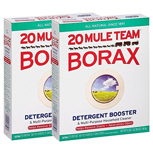 20 Mule Team Borax Nat  rlicher W  sche-Booster, 65 Unzen, 2er-Pack