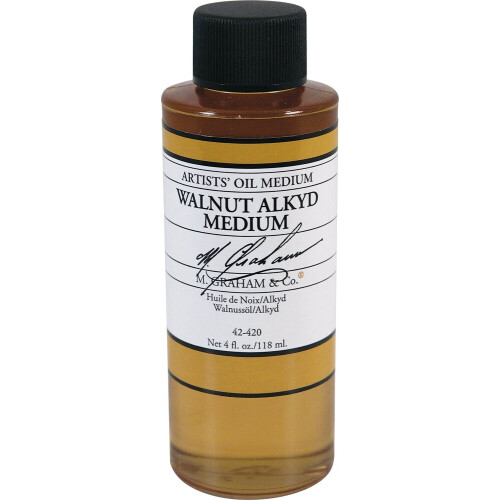 M. Graham 4-Ounce Walnut/Alkyd Medium