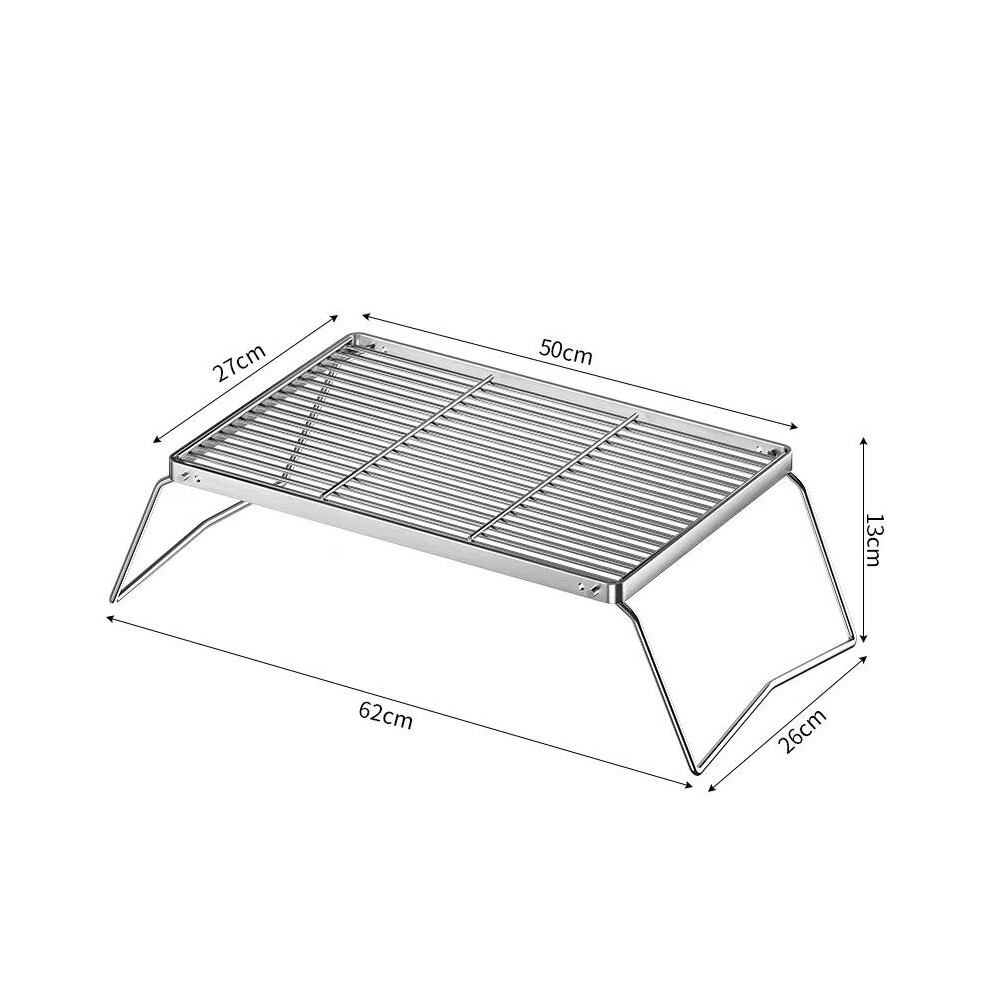 Outdoor foldable barbecue grill