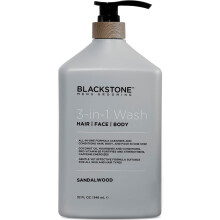 Blackstone 3-in-1 Wash voor mannen | Reinigt en verzorgt haar, lichaam en gezicht | Alle huid- en haartypen | Kokosnootolie en vitamine B5 - sand