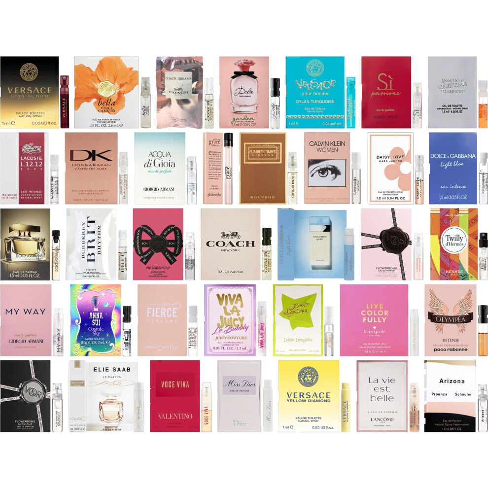 JRoBeauty High-End Designer Fragrance Sampler for Women — 12 Premium Perfume Vials (B0D3Z1L186)