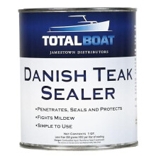 TotalBoat-409329 Dansk Teak Sealer - Marine Grade Wood Sealer Oil fr btdck och inomhus- och utomhusteakmbler (Quart)