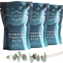Waterstofperoxide Bad Epsom Zouten voor Pijn - Dode Zee Zout, Klei, Eucalyptus, Colloïdale Havermelk Bad