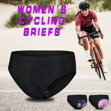 Women's Gel Padded Bike Shorts for MTB, Road & Indoor Cycling—Size S-XXL, Black/Pink