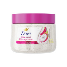 Dove Body Scrub Dragon Fruit & Coconut Cream voor een zijdezachte huid Body Scrub exfolieert en zorgt voor langdurige voeding 15 oz