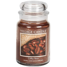 Village candle coffee Bean glass Jar Scented candle Large 2125 oz Brown