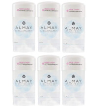 Almay Sensitive Skin Clear Gel, parfümfrei – Antitranspirant und Deodorant für empfindliche Haut, klares Gel