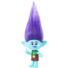 Mu  eca peque  a Branch de Mattel DreamWorks Trolls Band Together con atuendo extra  ble y pelo de peluche inspirado en la pel  cula