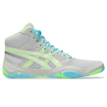ASICS Snapdown 4 Worstelschoenen Heren, 9.5, Glacius Grijs/Limoen Burst