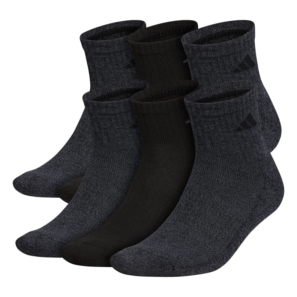 Adidas Men's Athletic Cushioned Quarter Socks (With Arch Compression F Not,Specified