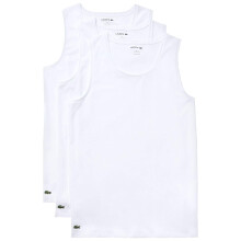 Lacoste Mens Essentials 3 Pack 100% puuvilla Slim Fit Tanks Pohjakerros T