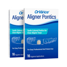 Aligner Pontics | Tijdelijke tandvervanging voor aligner trays en retainers tijdens orthodontische behandeling (32 stuks)